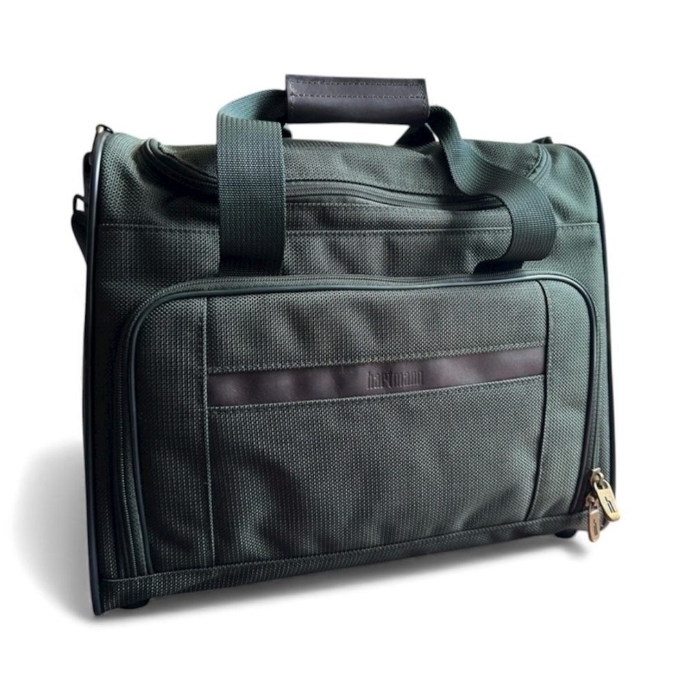 Vintage Hartmann Green Vertical Satchel